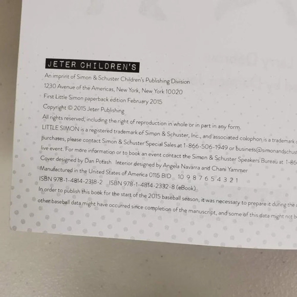 Derek Jeter's‎ Ultimate Baseball Guide 2015 - Picture 4 of 6